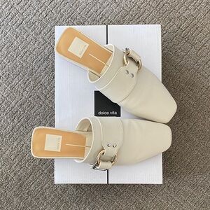 Dolce Vita Off-White Women's Mules